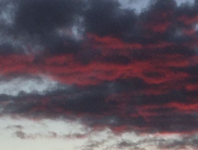 Solnedgang på Sandhaug Turisthytte